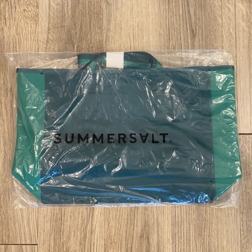 Summersalt NIB Green Neoprene Bag